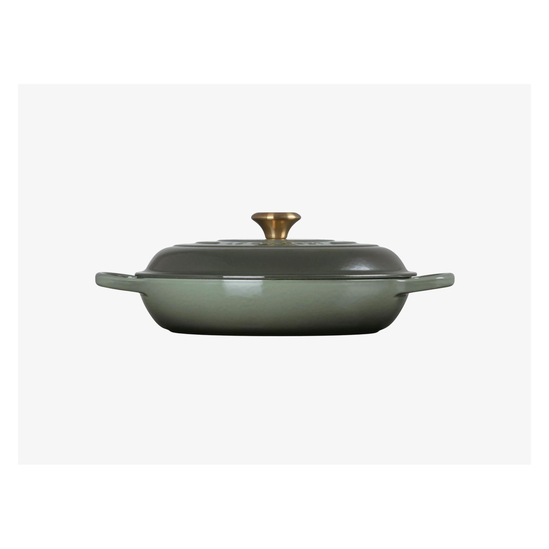 Le Creuset Profitopf SIGNATURE dunkelgrün (Kochtopf, Gusseisen) (49013638)