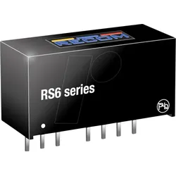 RS6-0515D - DC/DC-Wandler RS6, 4,5-9 Vin, Single, +/-15 Vout, +/-200 mA, SIP