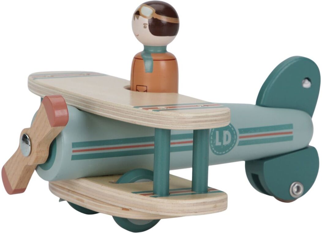 LITTLE DUTCH Avión de madera FSC .