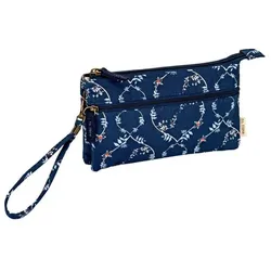 Patchwork Täschchen Ranken navy 218