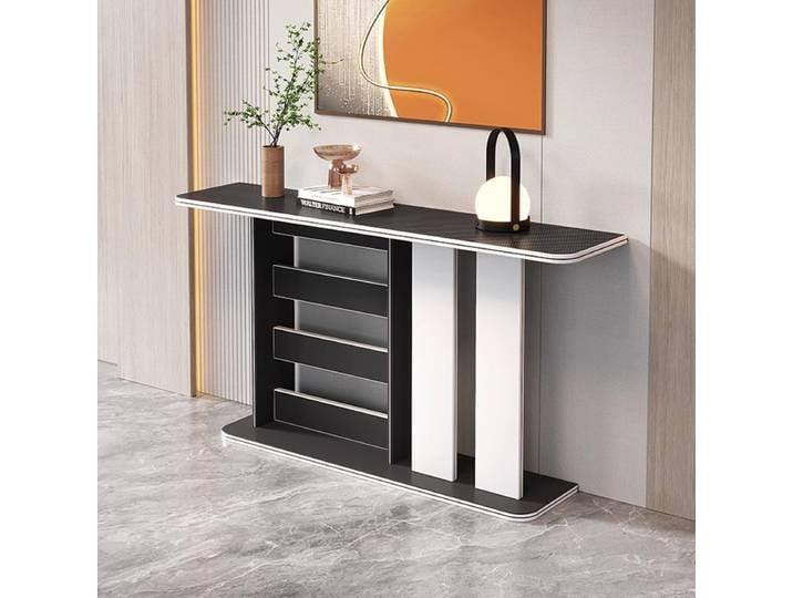Table Console créative De luxe Design créatif Table minimaliste rangement Unique Mesa Recibidor De Entrada meubles De salon