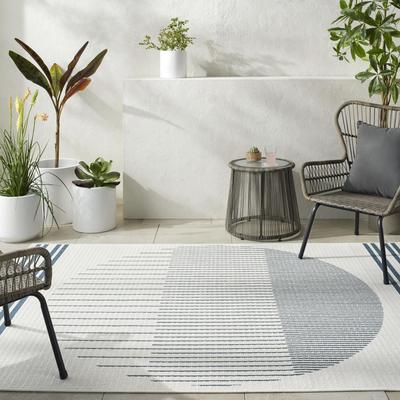 Livabliss Alfresco Outdoor Scandinavian Abstract Area Rug