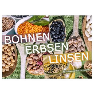 Bohnen Erbsen Linsen (Wandkalender 2026 DIN A2 quer), CALVENDO Monatskalender