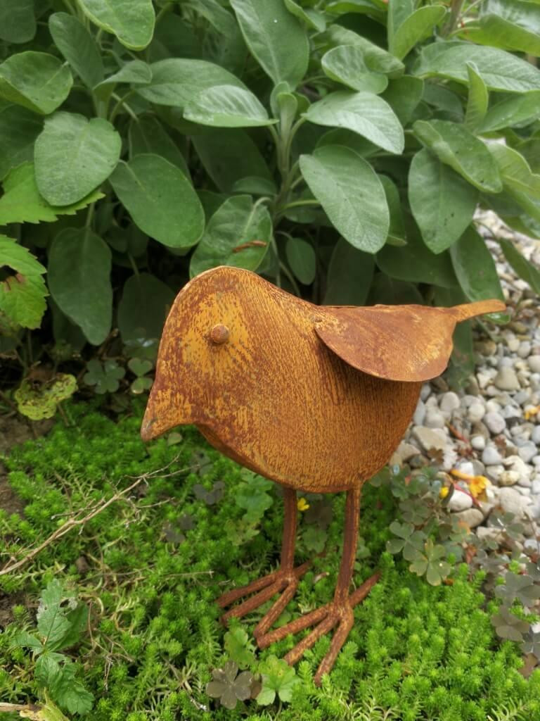 Hermes Trading Edelrost Vogel Peter Tafeldecoratie