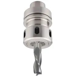 Aigner VHW-Schlichtfräser 16x55/110mm S16 Z3 links positiver Drall HSK-F 63 Spannzangenfutter