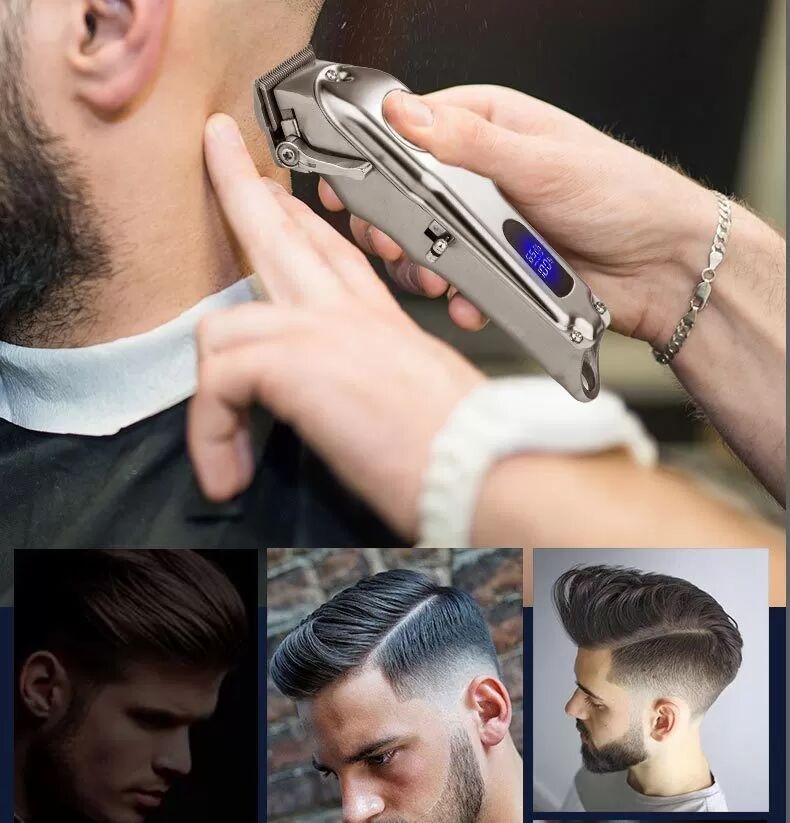 INF Tondeuse à cheveux avec accessoires - Silencieuse et rechargeable