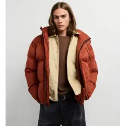 Pepe Jeans für Herren. PM4027329 Dicke Orangefarbene Steppjacke (S), Lässig, Polyester