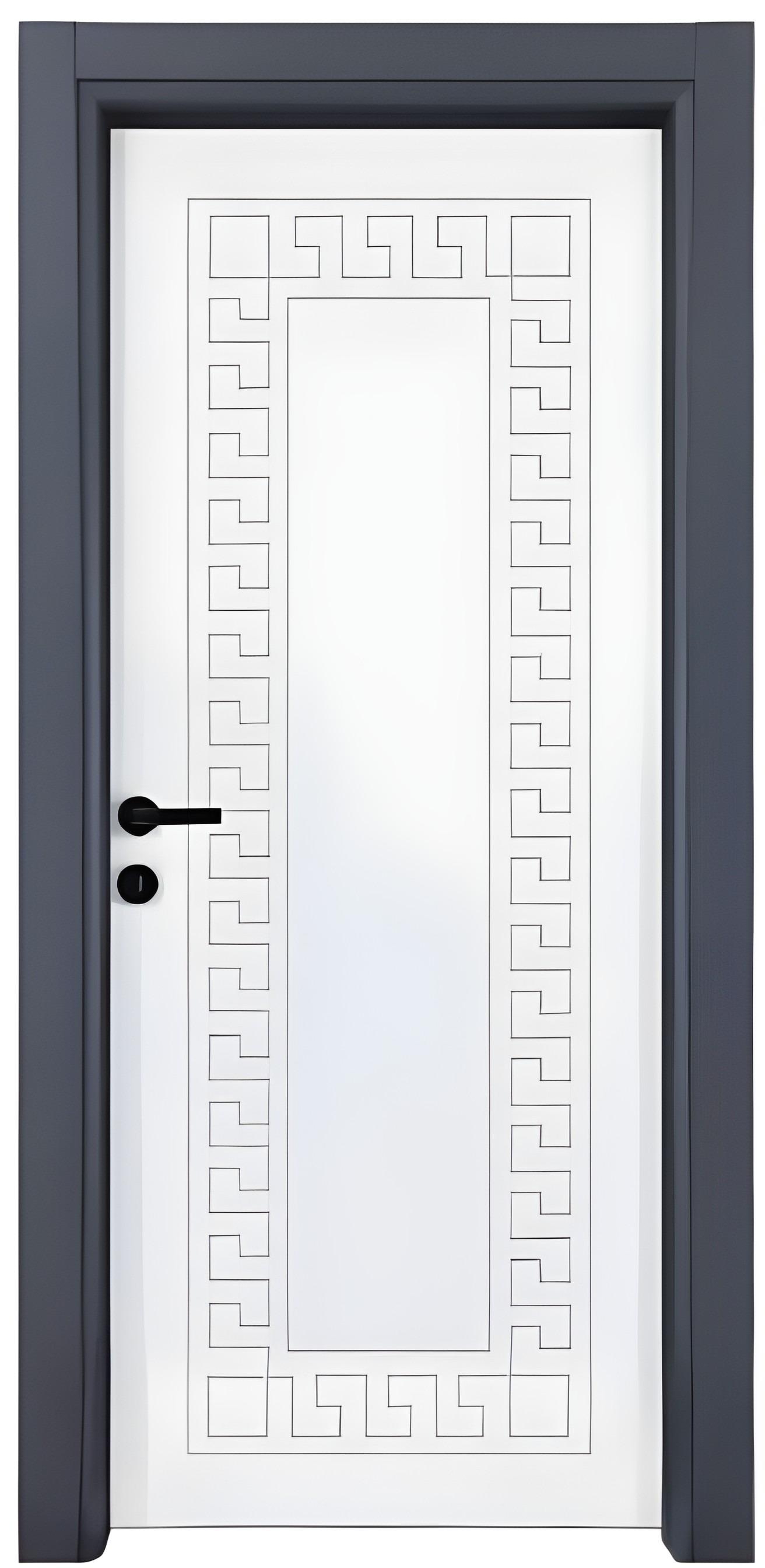Designer Weiße Innentür Designer PVC-Türen Haustüren Einzeltüren