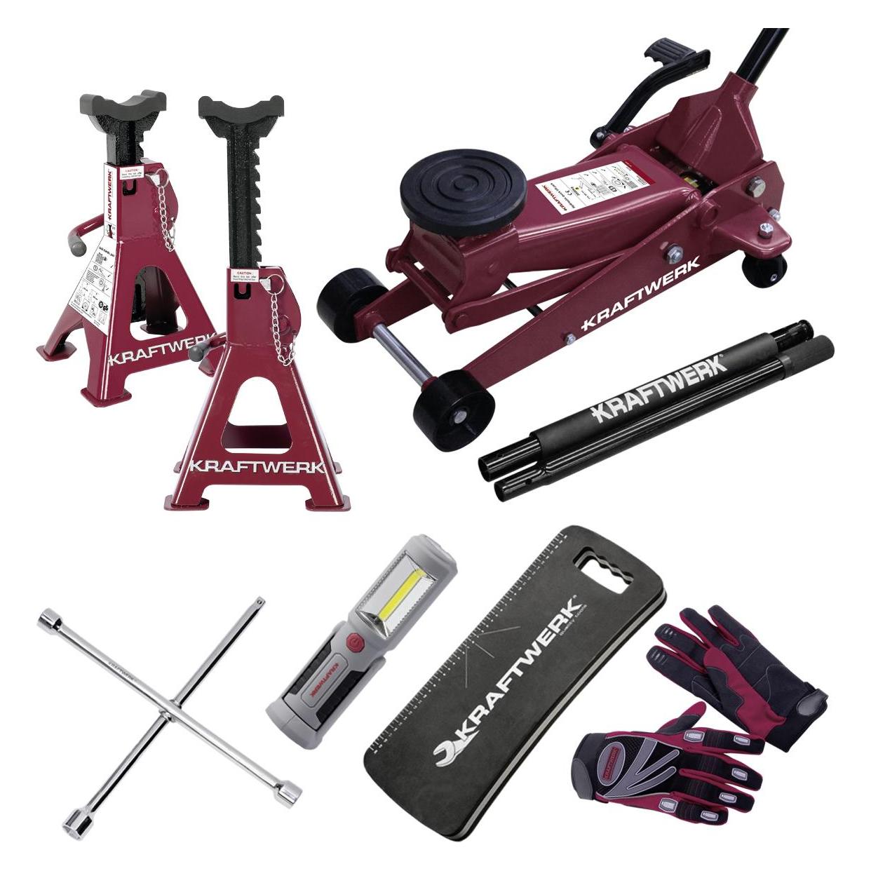 Kraftwerk Universal-Radwechsel-Satz (3000 kg, 14.50 - 50 cm) (38101SET)