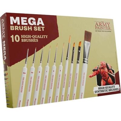Pegasus ARM05070 - Army Painter Mega Brush Set, 10 High-Quality Brushes, Wargamer-Miniaturenpinsel