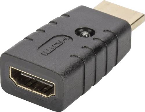 Digitus DA-70466 HDMI EDID Emulator [1x HDMI-Stecker - 1x HDMI-Buchse] Schwarz 4K UHD