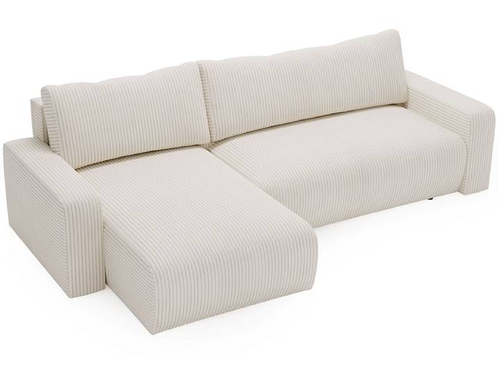 Ecksofa ARAGON Stoff cream