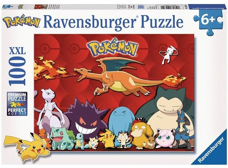 Ravensburger Puzzle 100 pcs XXL : Mes Pokémon préférés