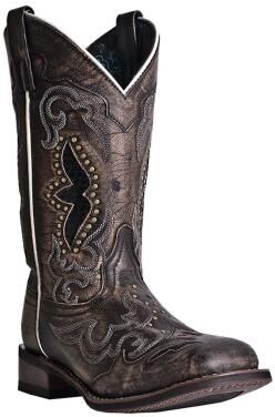 Laredo Spellbound - Womens 9 Black Boot Medium