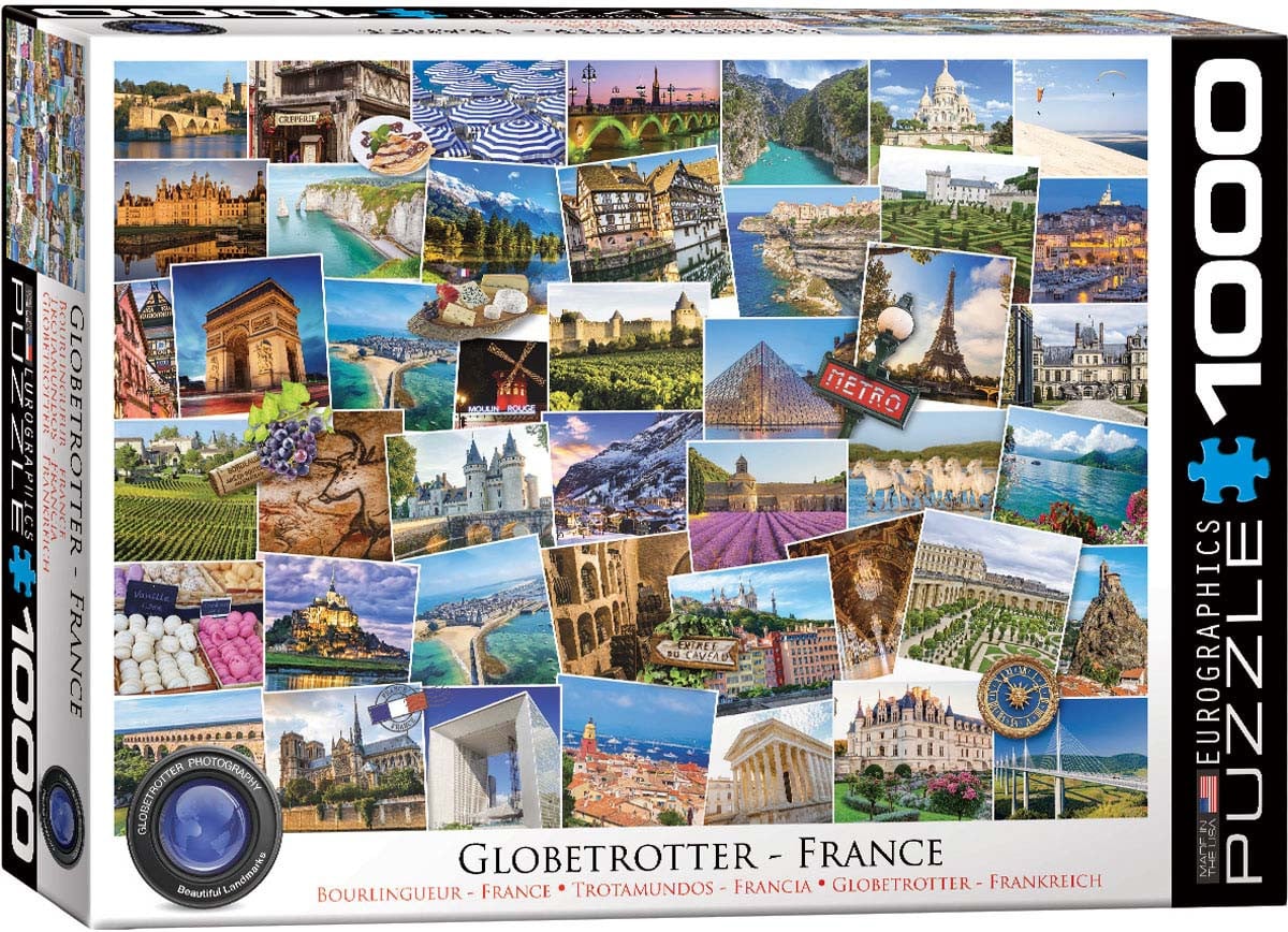 Eurographics Wereldreis-puzzel Frankrijk, 1000 stukjes