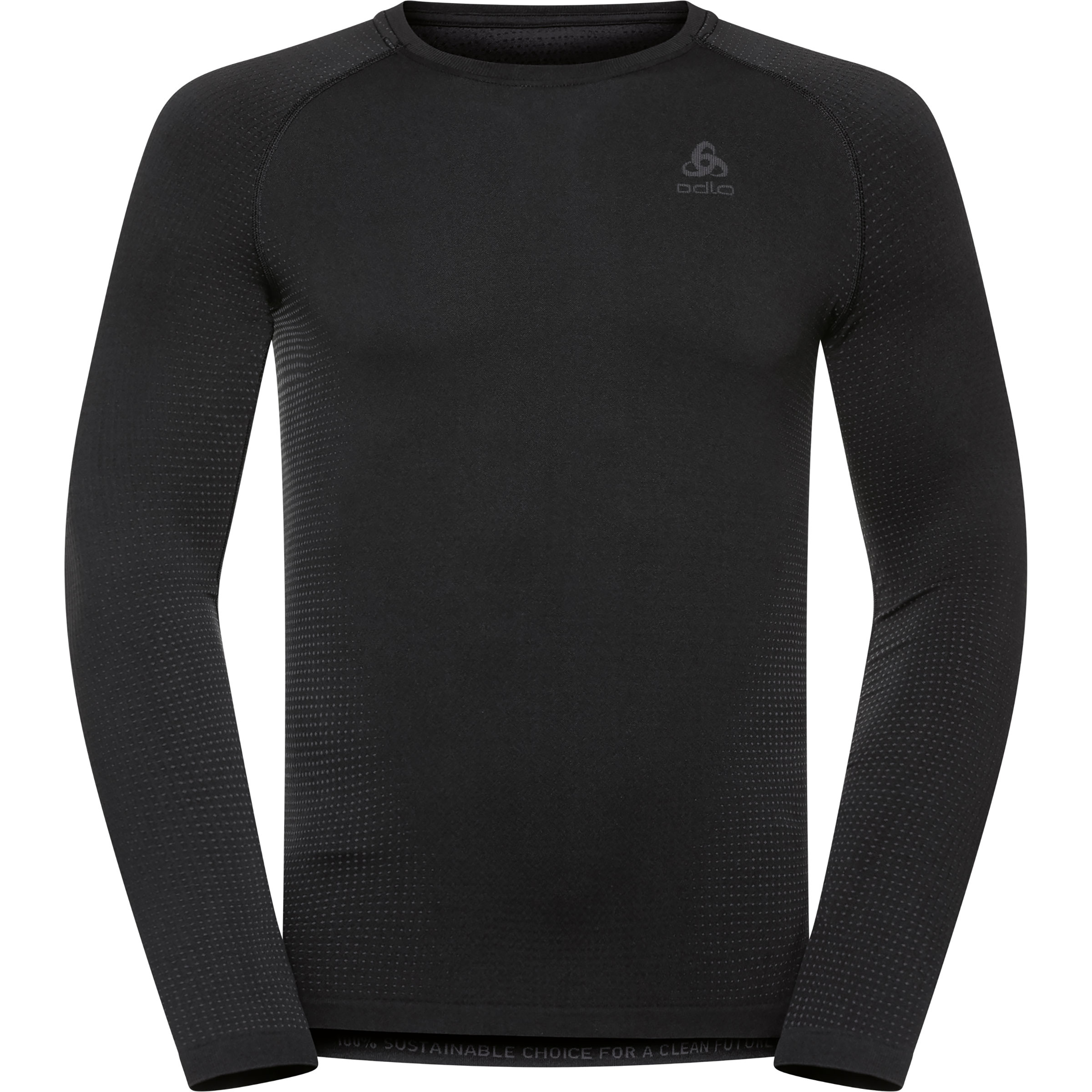 Odlo Performance Warm Herren Langarm Unterhemden schwarz Größe M Geruchsneutralisierend