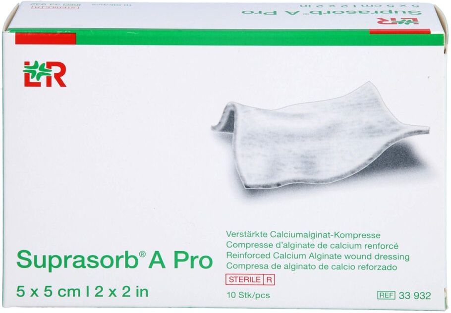 Suprasorb A Pro Calciumalginat Kompr.5x5 Cm