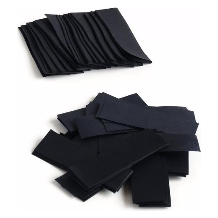 TCM Slowfall Konfetti rechteckig 55x18mm, schwarz, 1kg (51708802)