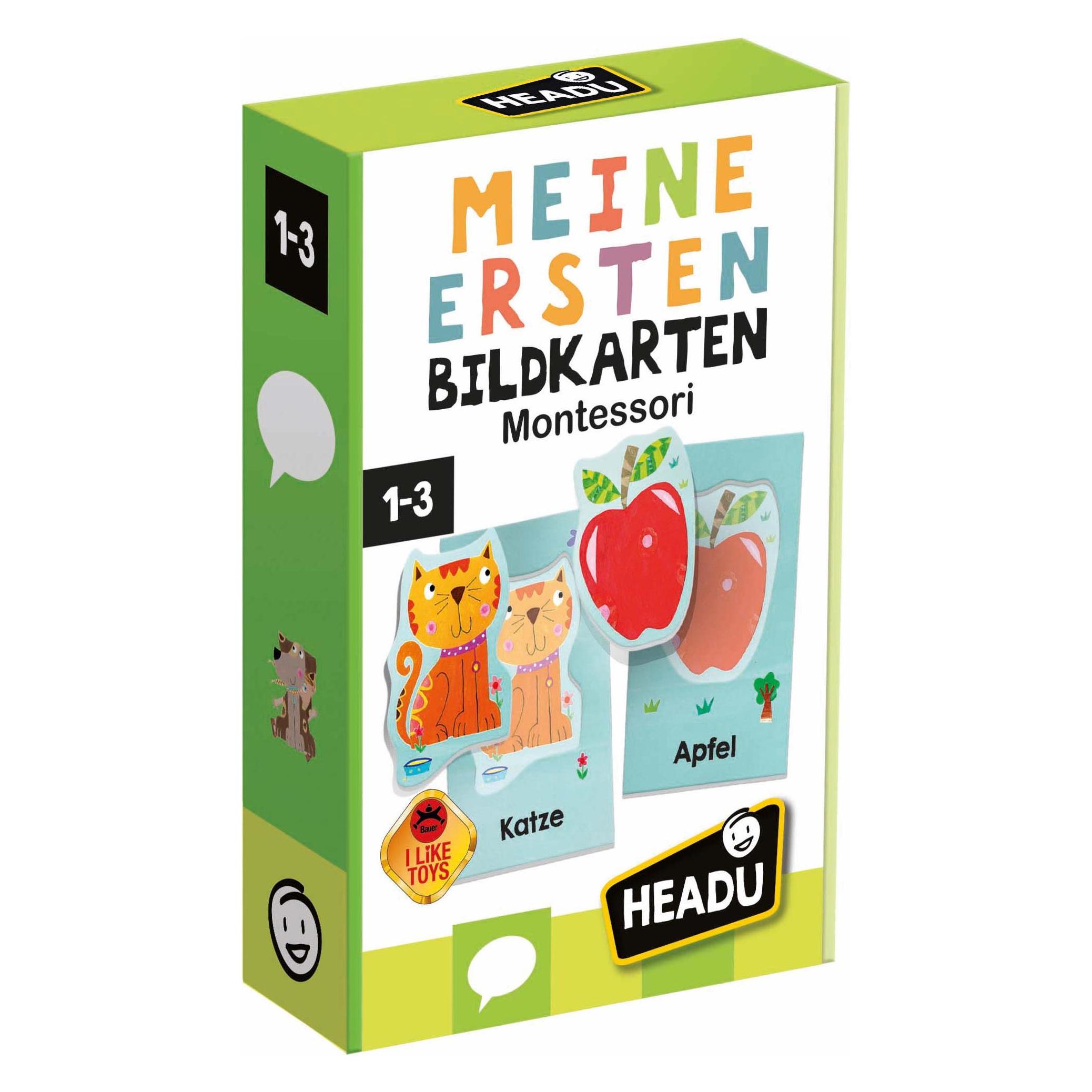 Headup Games Headu - Meine ersten Bildkarten Montessori (Deutsch, 1 - 3 Jahre) (DE23264)