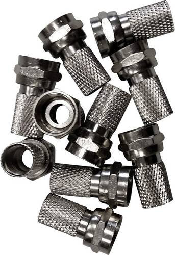BKL Electronic 0403467 F-Stecker Anschlüsse: F-Stecker Kabel-Durchmesser: 4mm 10St.