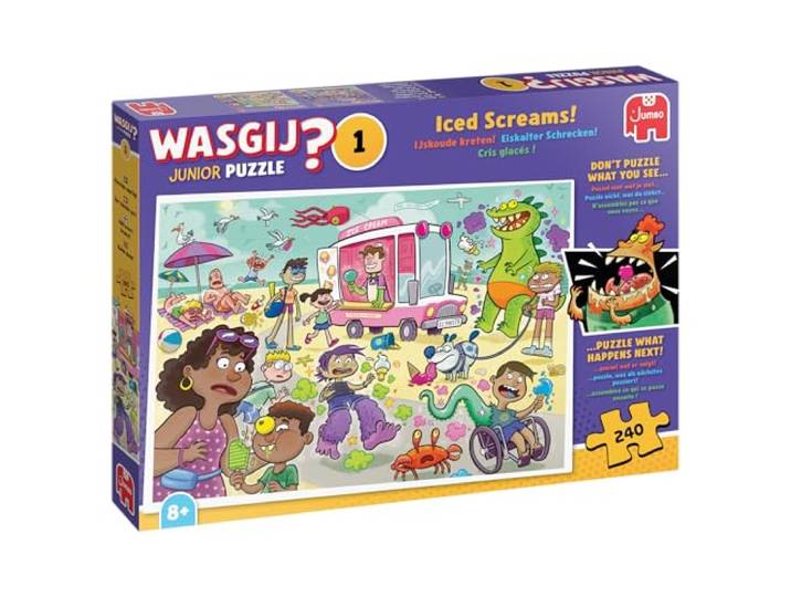 Wasgij Junior 1, Iced Screams – 240‑delige Kinderpuzzel vanaf 8 Jaar