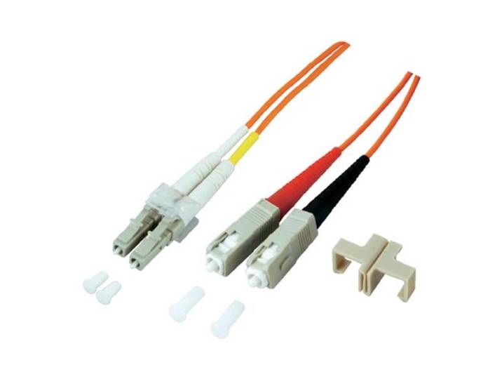 EFB Elektronik O0323.1 Duplex Jumper LC-SC, 1 m Erika-violet