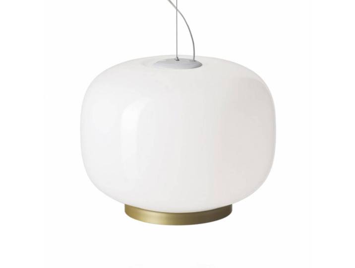 Design hanglamp Chouchin Reverse 1, wit / opaal, Keuken, Glas, Design, hanglamp