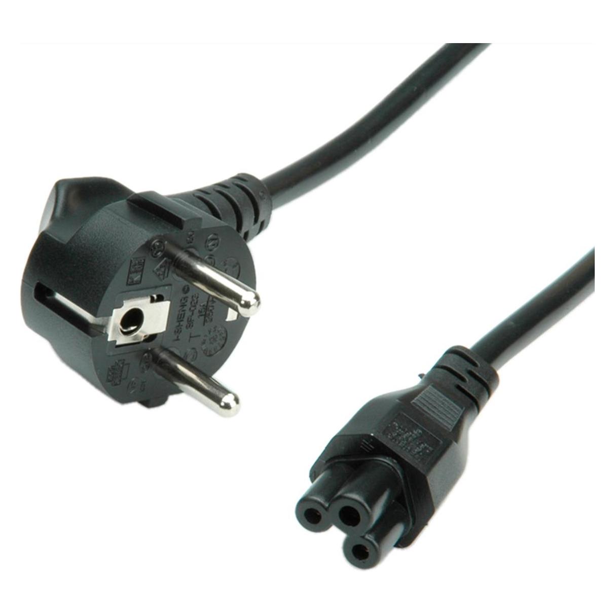 Bachmann Kabel IEC C5 Steckdose auf CEE7 Stecker L (1 m) (304.1054)