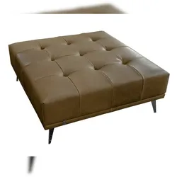 KAWOLA Hocker WIOLO Leder camel