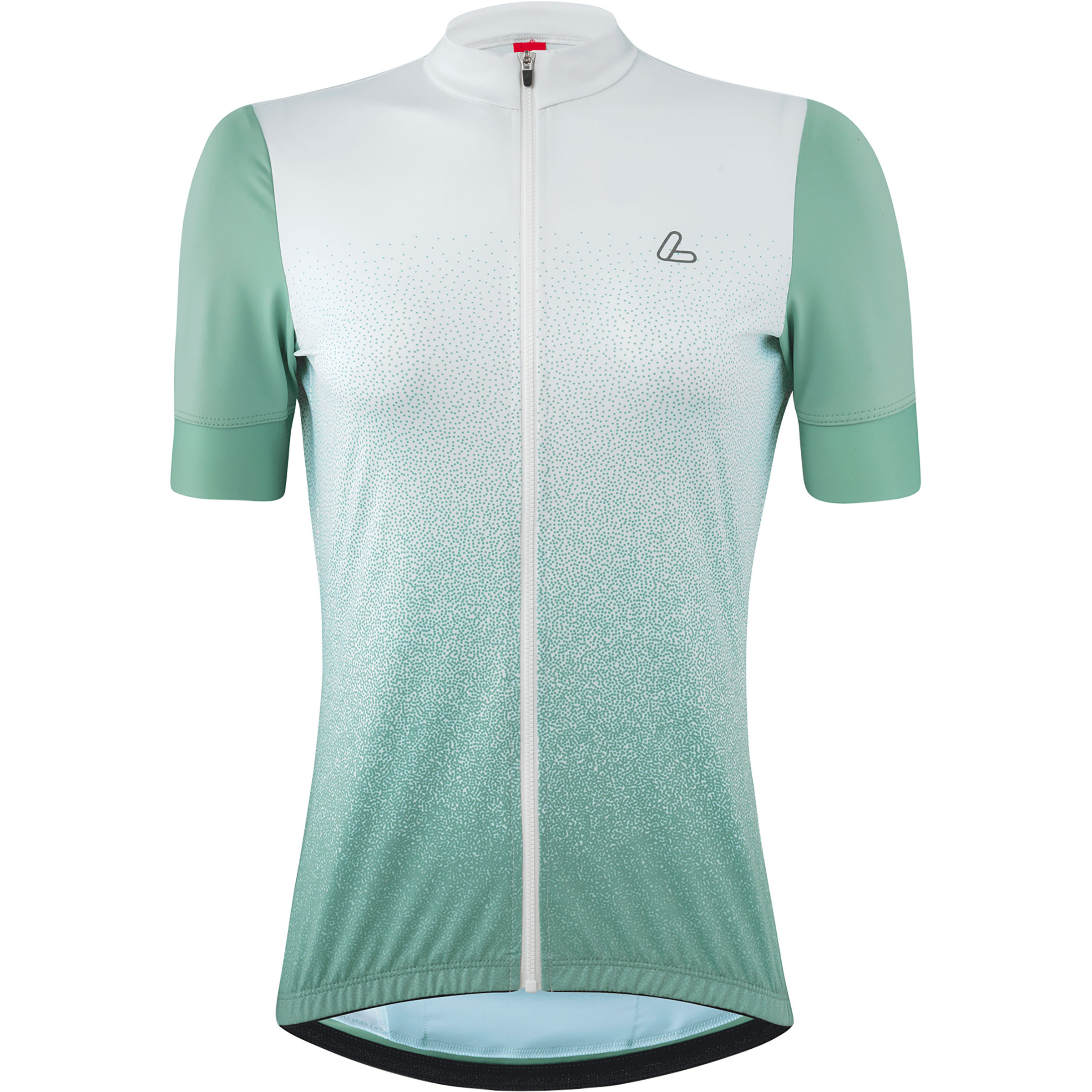 Löffler Skys Storm Mid Trikot Damen Radtrikots tuerkis Größe L Gravel Schnell trocknend