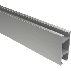 INNENLAUFPROFIL 200 cm, 14x35 mm Edelstahl-Optik