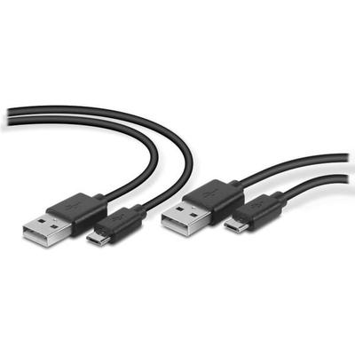 SPEEDLINK STREAM Play & Charge USB Cable Set - for PS4, black