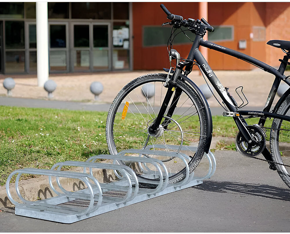 Fahrradständer ECO, 5 Stellplätze, feuerverzinkt PROCITY