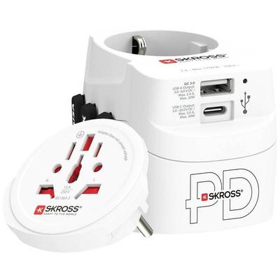 SKROSS PRO Light USB AC30PD - World Travel Adapter