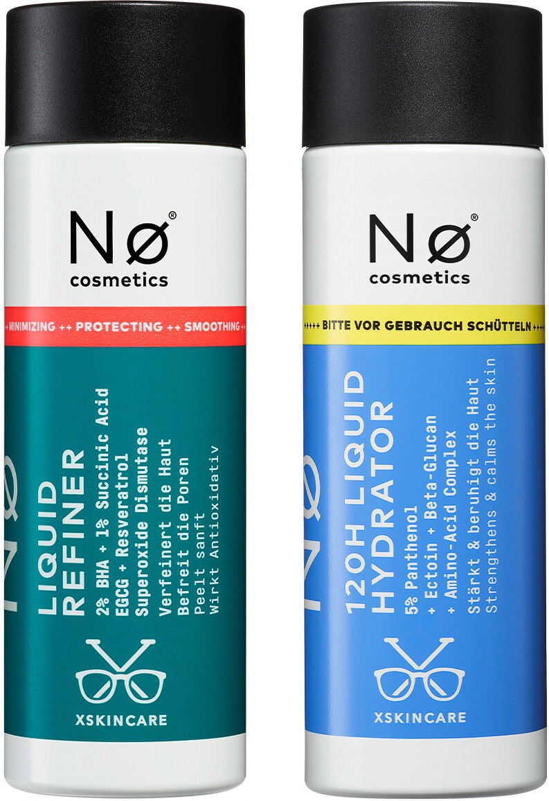 200ml Nø Cosmetics Liquid Hydrator & Refiner Set (Hydrator Toner 100ml + Refiner Toner 100ml)