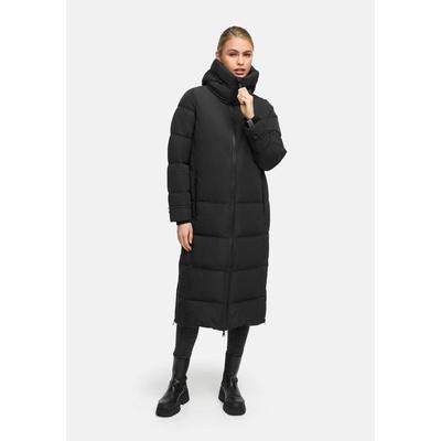 Winterjacke MARIKOO "Honiaa", Damen, Gr. M, schwarz, Obermaterial: 100% Polyester. Futter: 100% Polyester. Wattierung: 100% Polyester. Ärmelfutter: 100% Polyester, Jacken Winterjacke, mit Seitenschlitzen für mehr Bewegungsfreiheit