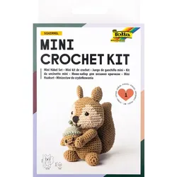 folia Mini-Häkel-Set "Eichhörnchen"