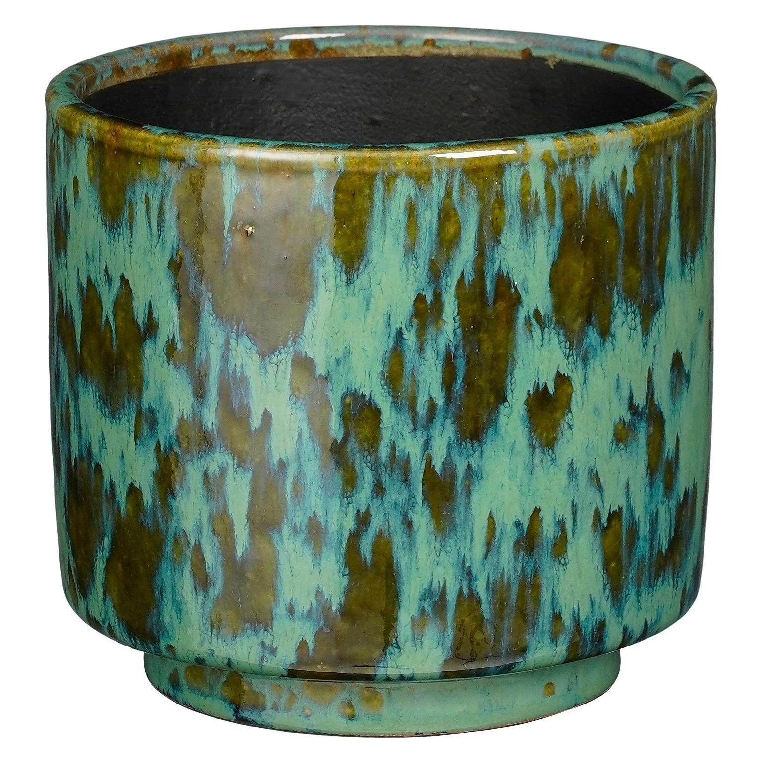 Mica Flower pot OTHELLO 1193324, ceramics, green (16 x 14 cm) (1193324)