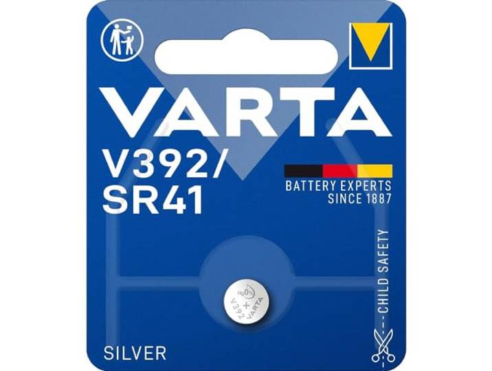 VARTA 2 x zilveroxidebatterijen voor horloges V392 (SR41) SR736SW High Drain