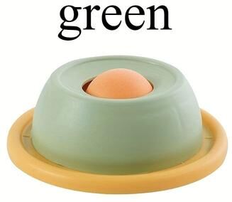 Uplift Treasures Interactive Cat Slow Feeder Toy Non Tipping Snack Plate green
