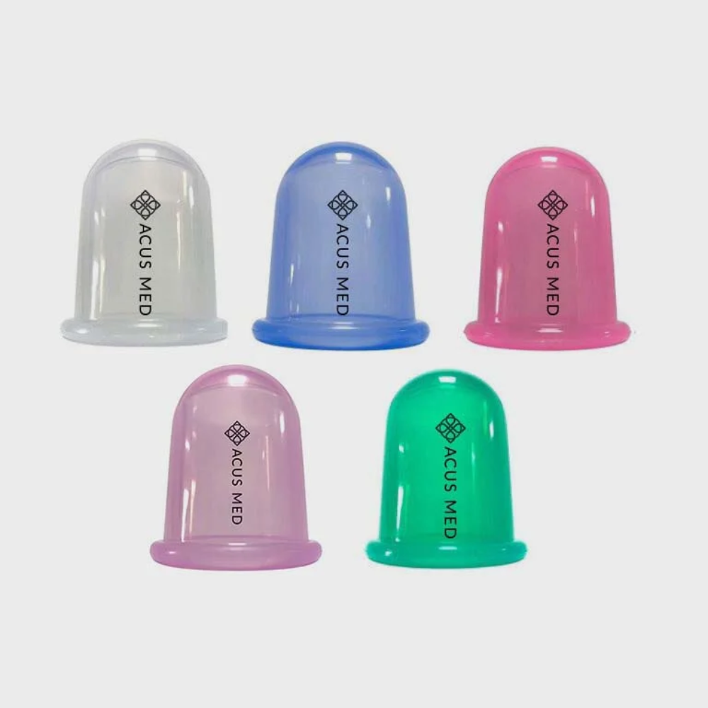Acus Med Chinese Silicone Cupping Bubble for Body Massage 1&nbsp;un. White Large