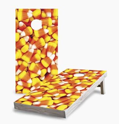 Skip's Garage Candy Corn Regulation 2x4 Cornhole Game Set