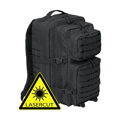 Rucksack BRANDIT "Brandit Accessoires US Cooper Lasercut large", Gr. onesize, schwarz, Polyester, Rucksäcke Rucksack