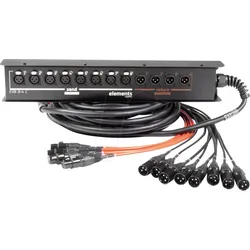 EYB 8-4 C 15 - CORDIAL 12 Kanal (8/4) Multicore mit Stagebox, 15 m