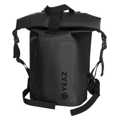 Rucksack YEAZ "Wasserfester Rucksack schwarzes Logo STOCKHOLM", Gr. 17, schwarz, Obermaterial: 100% PVC PVC., Taschen Rucksack