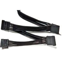 4x S-ATA 90 cm, Kabel schwarz