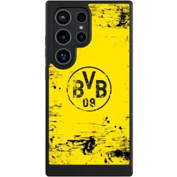 Nivocase Hülle für Samsung Galaxy S24 Ultra Handyhülle NIVOcore Case Schwarz BVB Borussia Dortmund (Samsung Galaxy S24 Ultra), Smartphone Hülle, Schwarz