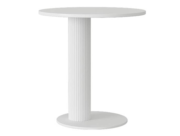 HGYNBCP Moderner Beistelltisch mit Schieferplatte – C-förmiger Beistelltisch aus Metall for das Wohnzimmer(White,50cm/20in)