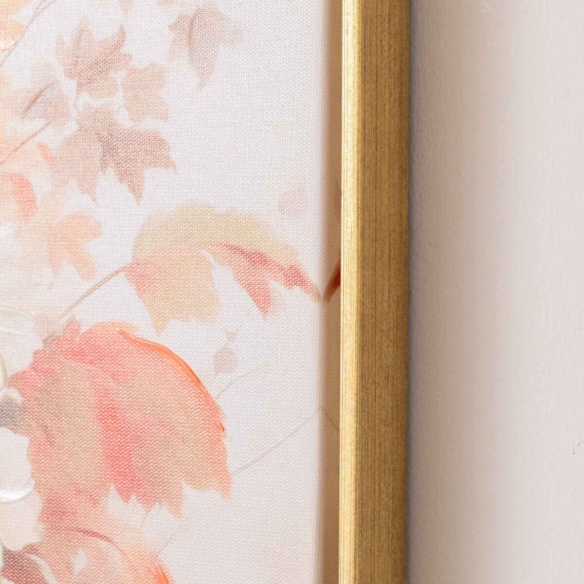 Large Red Floral Autumn Framed Wall Print / Art - 50cm x 40cm Material: Home Decor & Accessories/Wall Art & Plaques