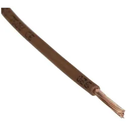 RS PRO, Kabelleitung, 2491B 1.5mm brown LSHF equipment wire (100 m)